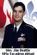 Jim «Spyder» Beattie, Général des Arméées de l'Air du 101e Escadron de Combat Virtuel