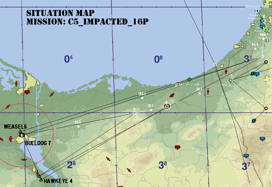 Situation map