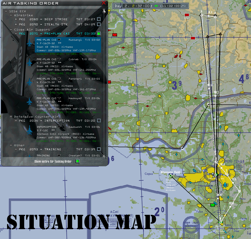 Situation map