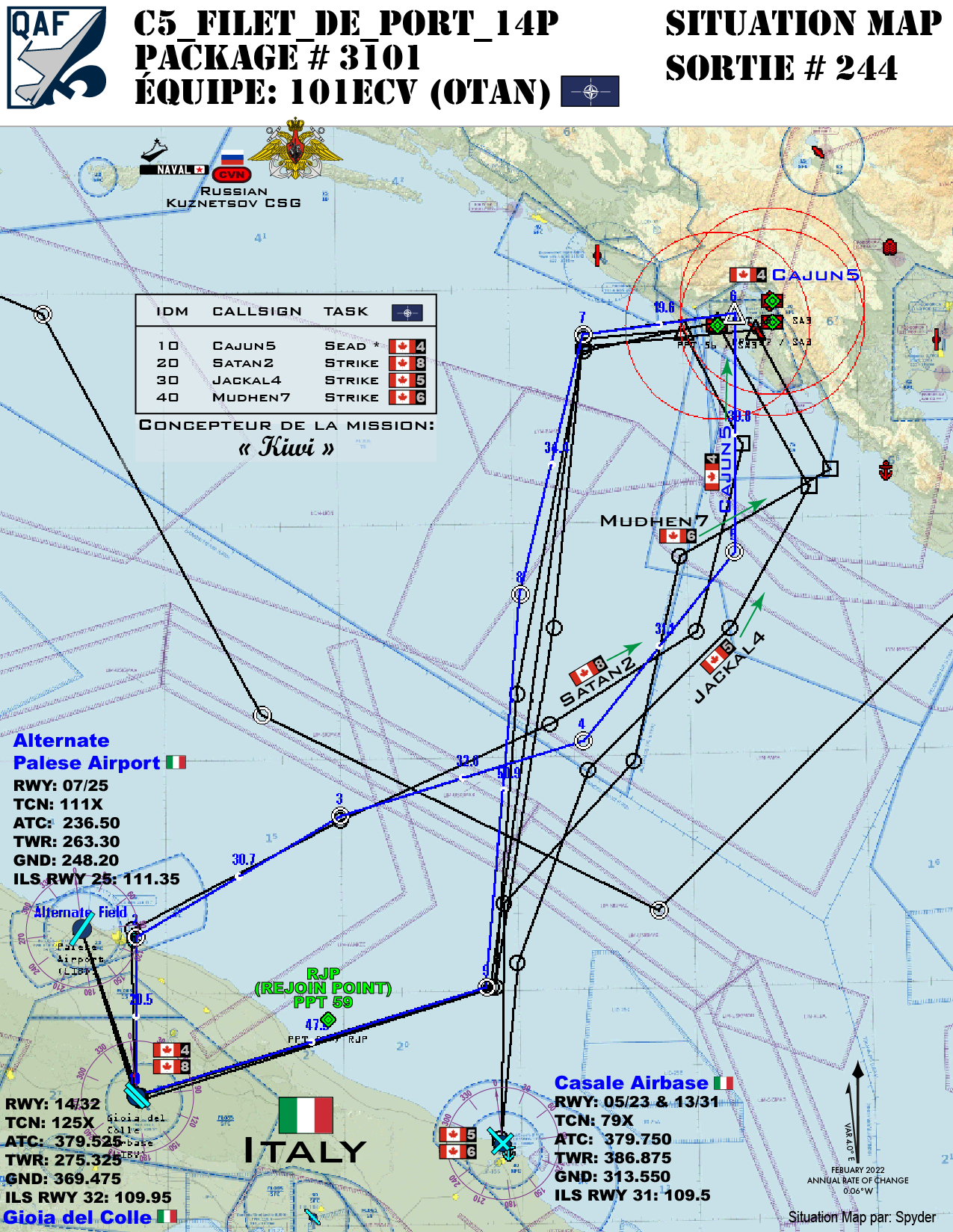 Situation map