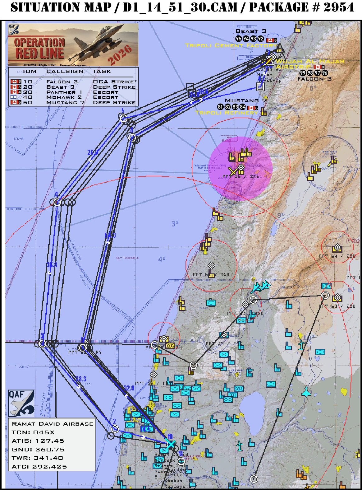 Situation map