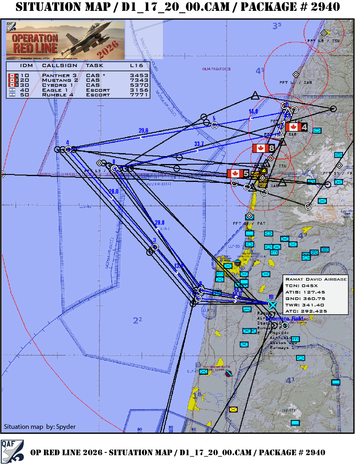 Situation map