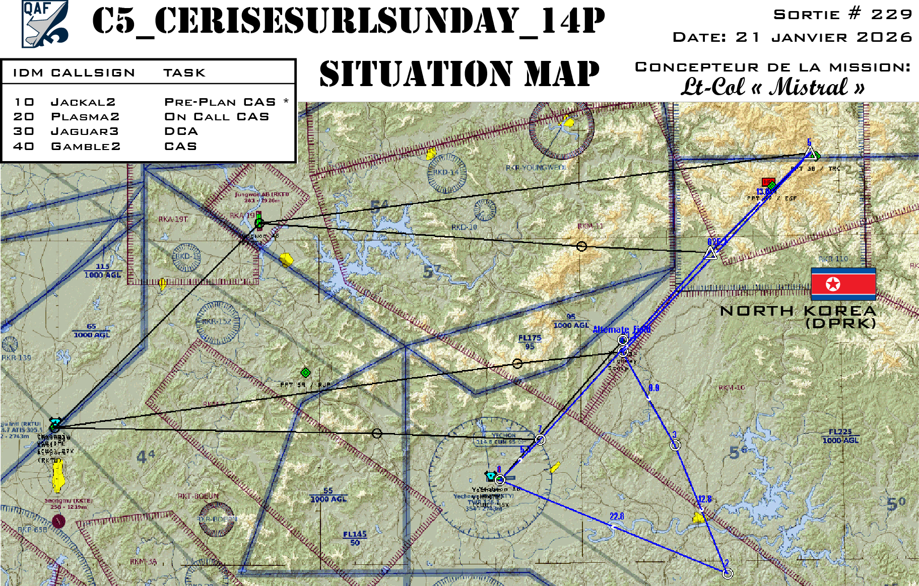 Situation map