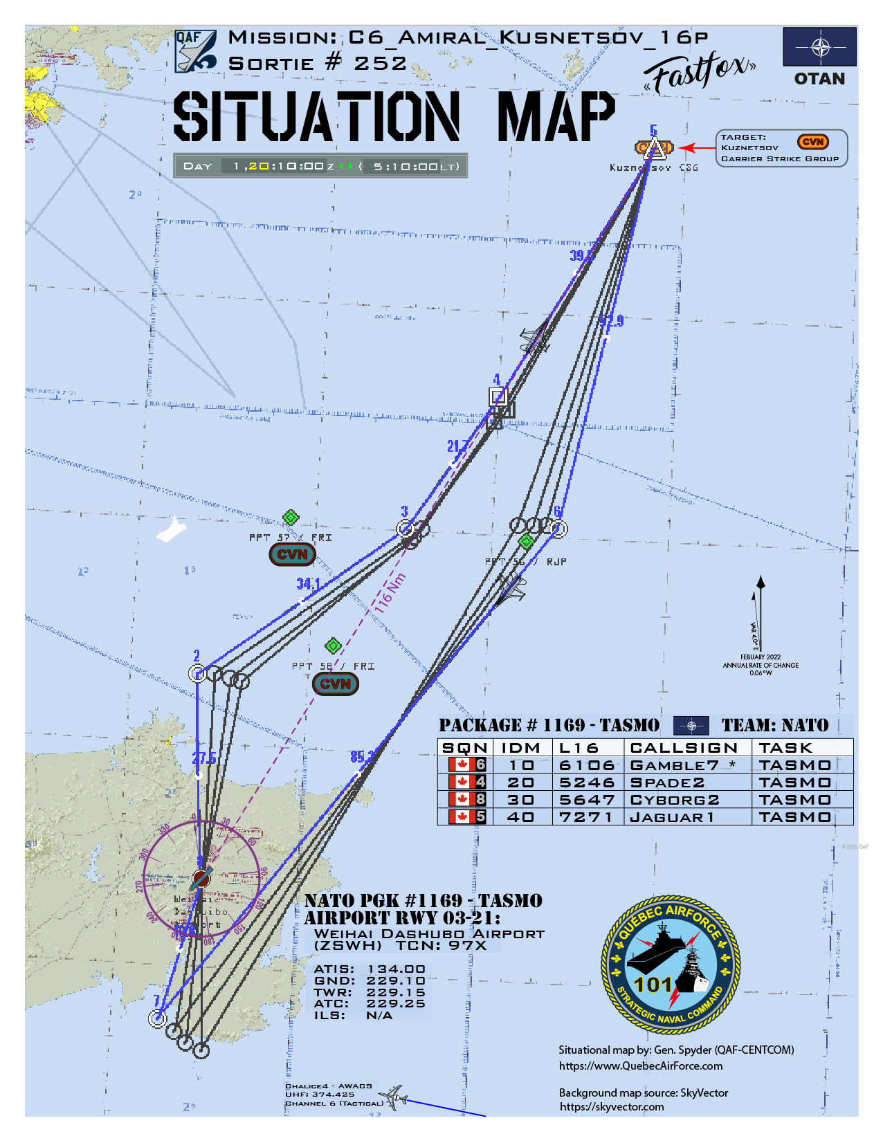 Situation map