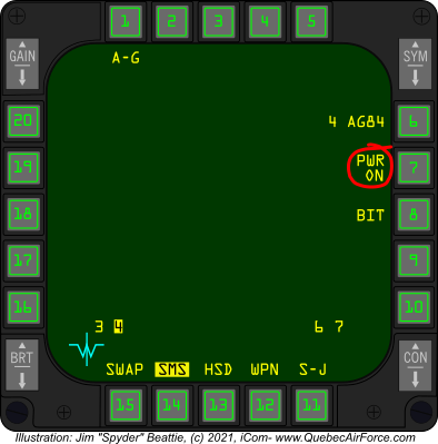 AGM-84A PWR ON