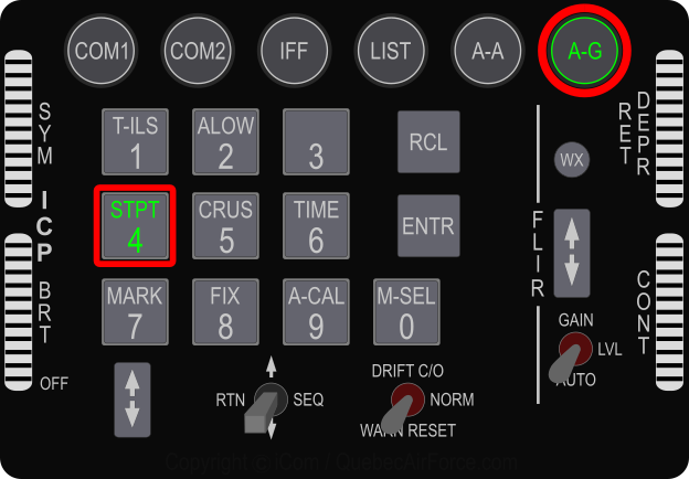 Step 3: JDAM ICP 4 STPT