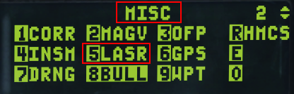 DED LASER Select option - Étape 1.02