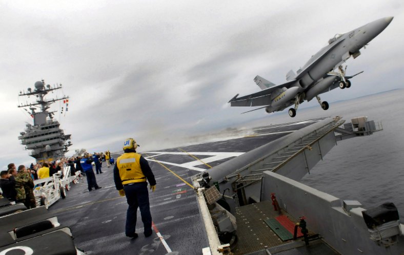 FA-18 Carrier Take-Off