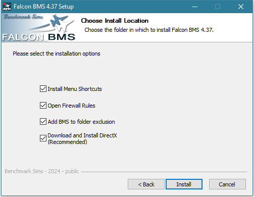 Installation BMS 4.37.0