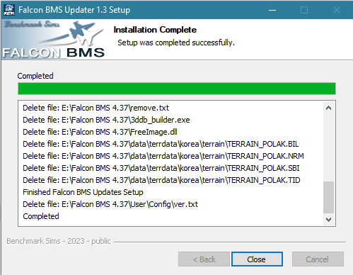 Do you want to Install Falcon BMS 4.37.3.0?