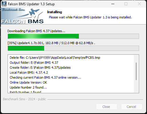 Do you want to Install Falcon BMS 4.37.4.2?