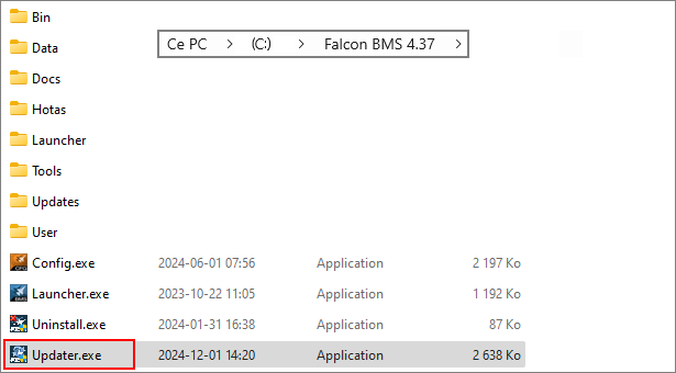 A new version of the Updater is available...