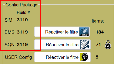 Vérifiez le Build No 3119...