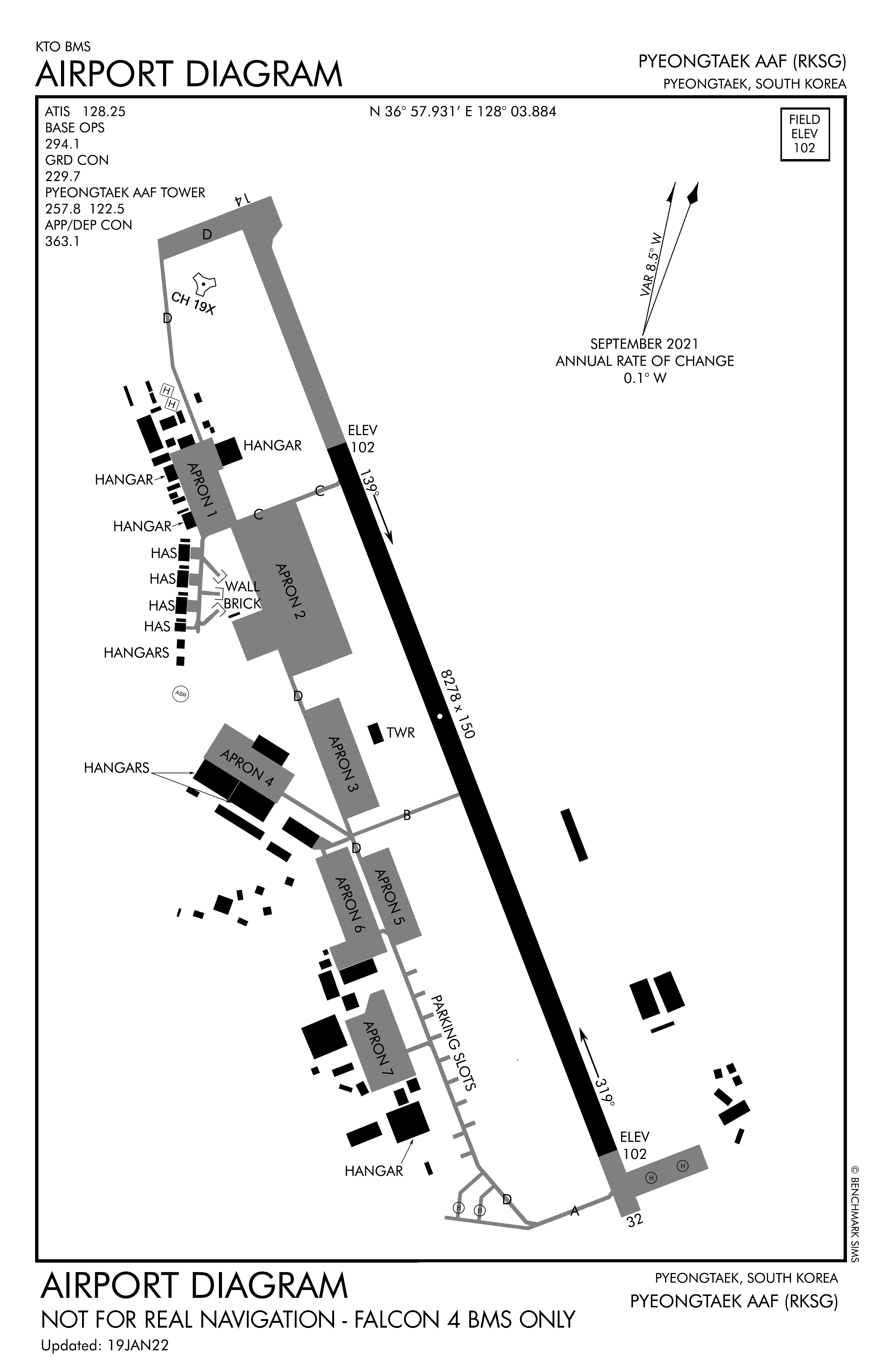 Departure Airport Diagram