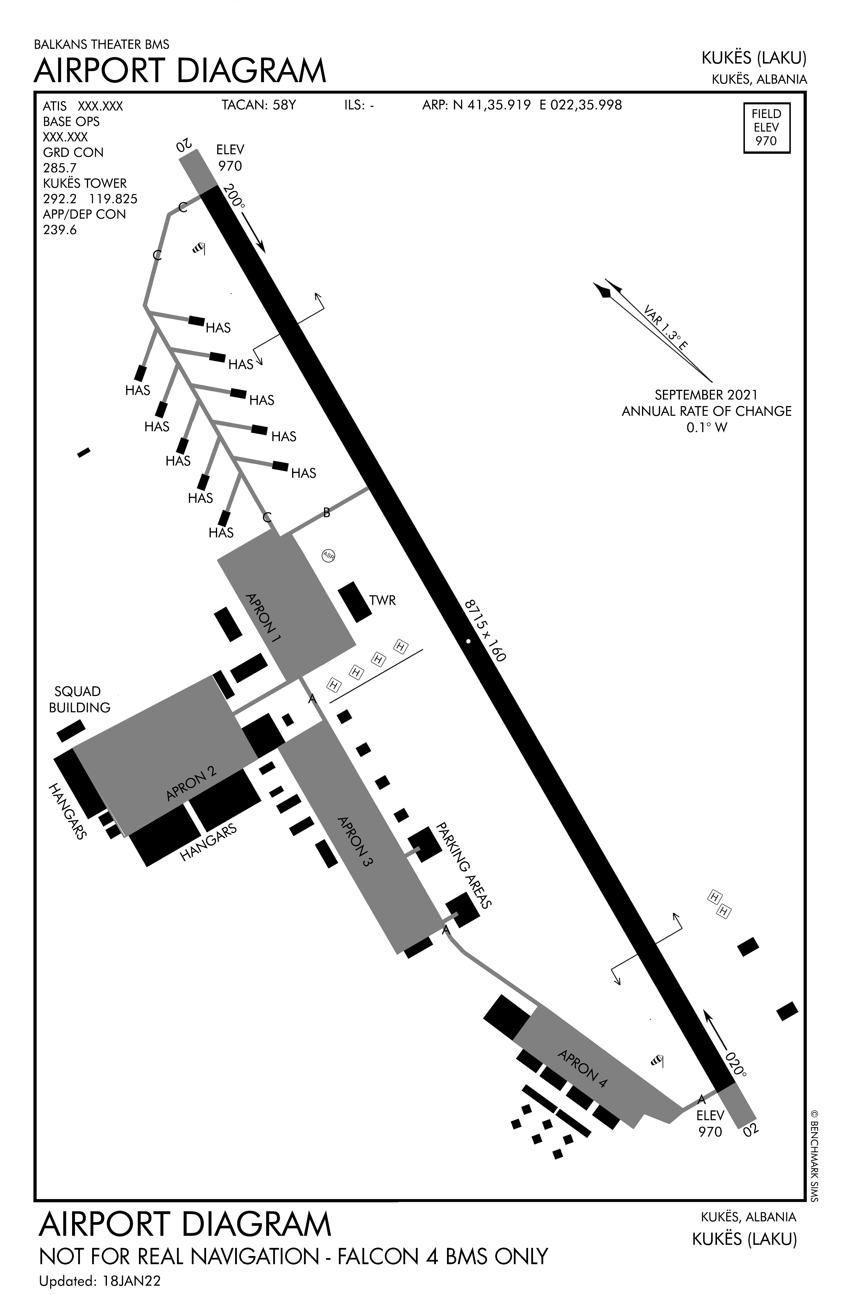 Arrival Airbase Diagram