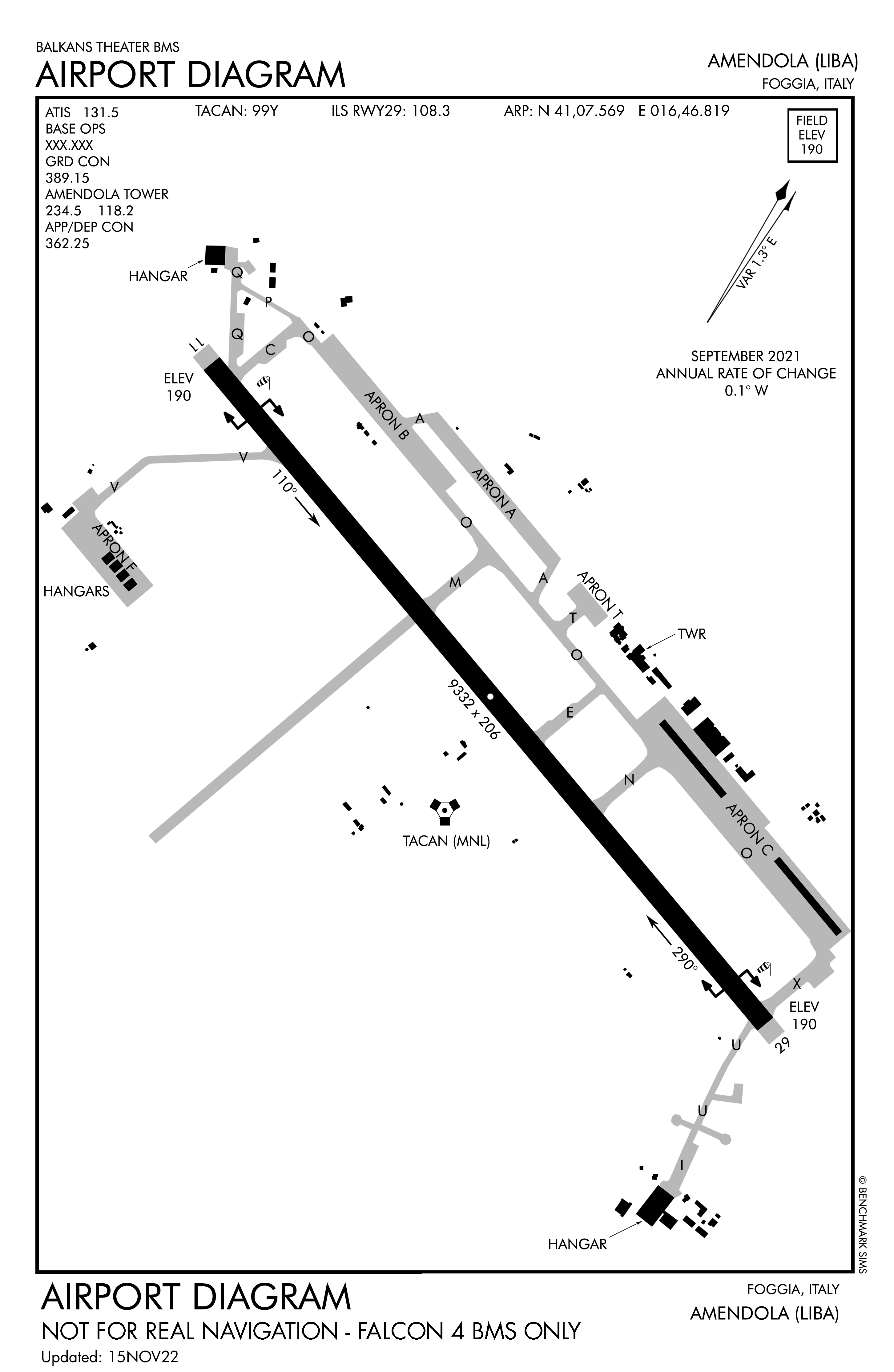 Arrival Airbase Diagram