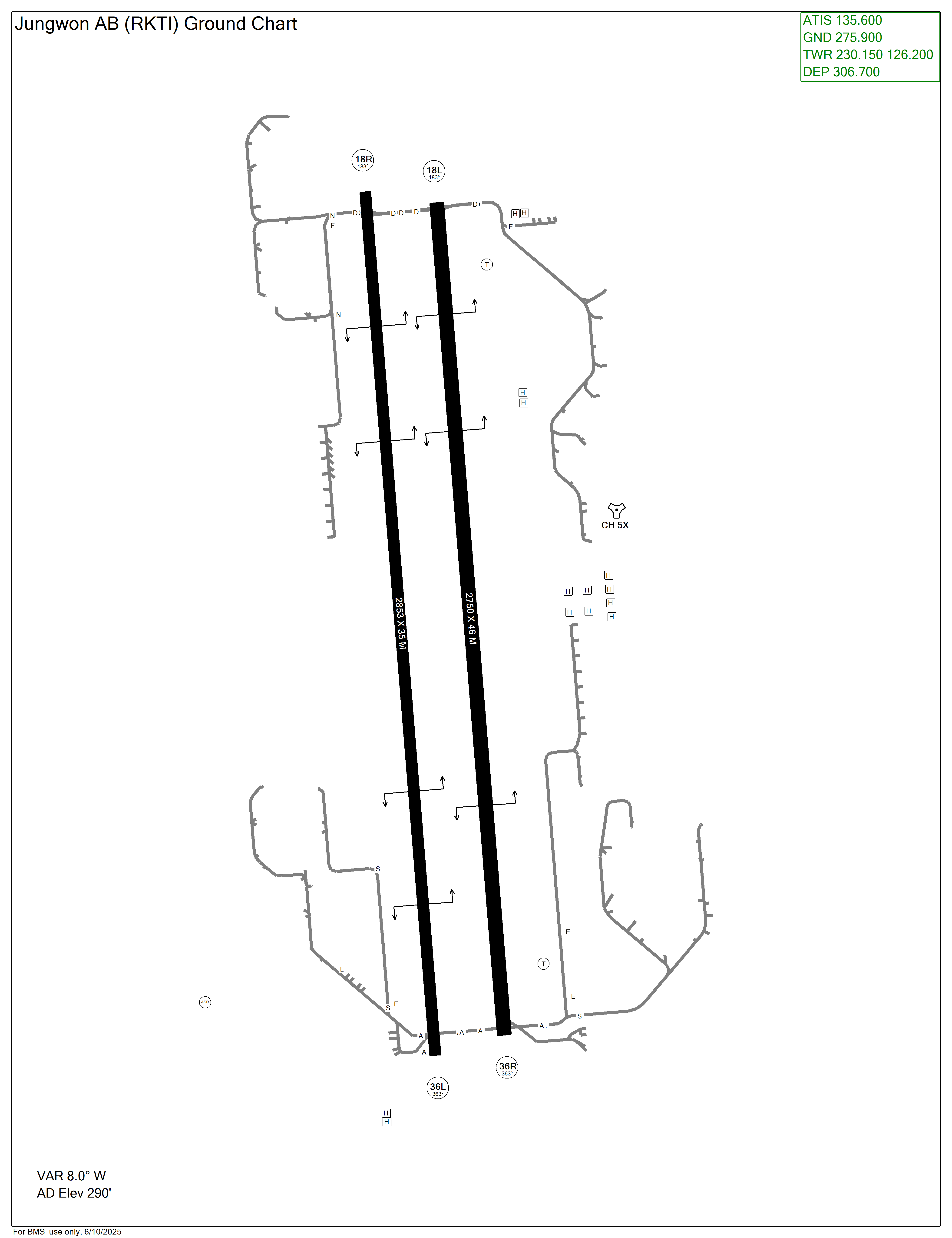 Departure Airport Diagram