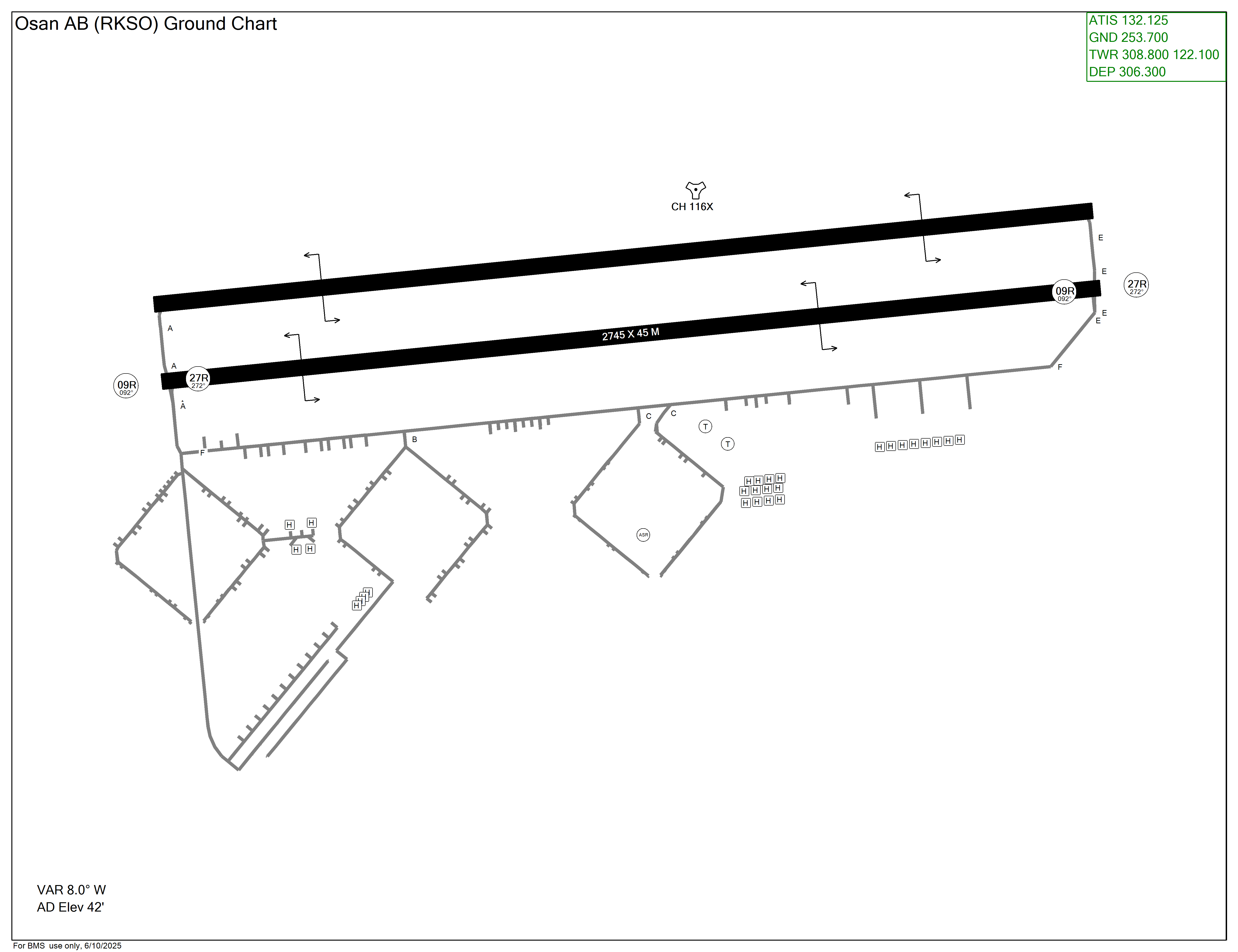 Departure Airport Diagram