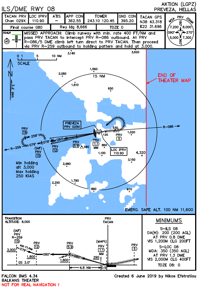 ILS/DME RWY 08