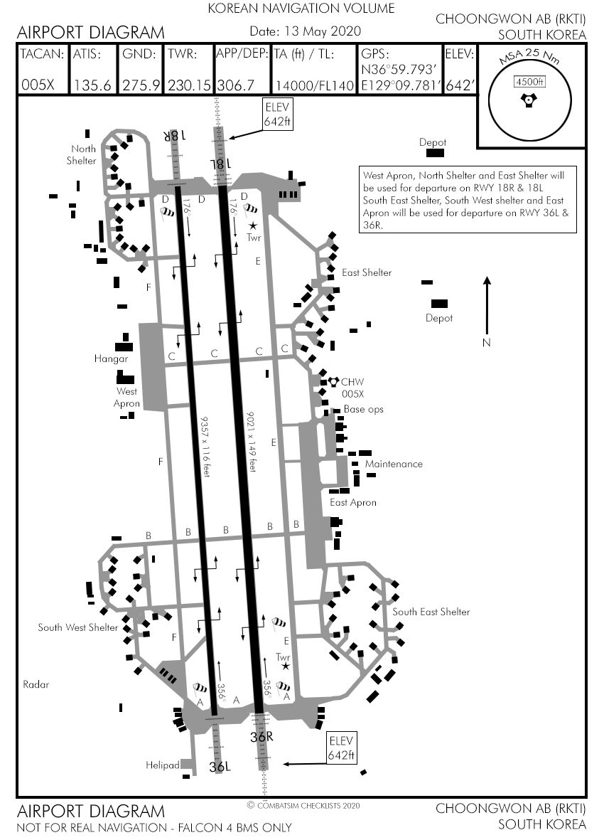 Departure Airport Diagram