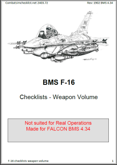 BMS Weapons Checklists