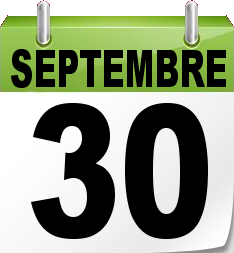 Calendrier 30 septembre