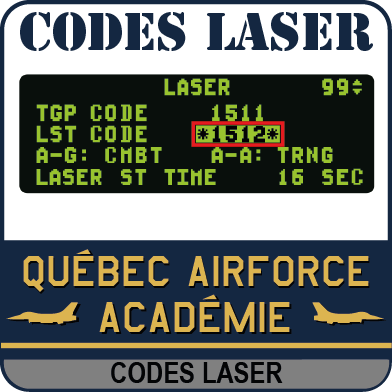 Codes Laser du QAF