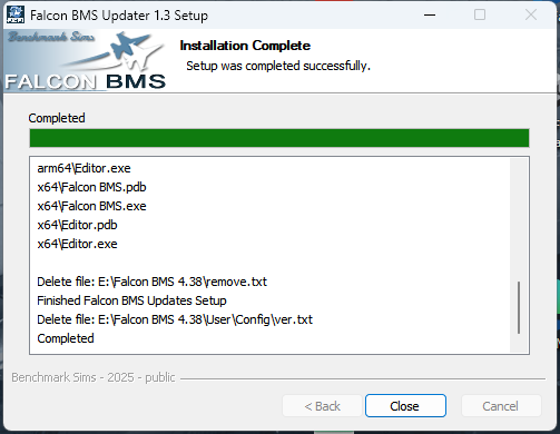 Falcon BMS Updater 4.38.1.1
